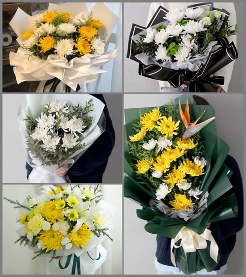 贵州毕节市赫章县罗州乡松林村白事花束代送